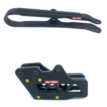 Imagem de Kit Guia De Corrente Dianteiro e Traseiro Kxf 250 Kxf 450 2009 a 2015