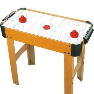 Mini Jogo Air Hockey De Mesa 71 cm Completo Portátil JH7056G - Tem