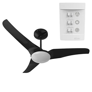 Imagem de VENTILADOR DE TETO ALISEU SLIM PRETO COM CONTROLE DE PAREDE 127V