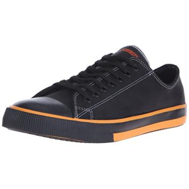 Imagem de Harley-Davidson Tênis masculino Roarke, Blk/Orange Vulcanized Lowcut, 43