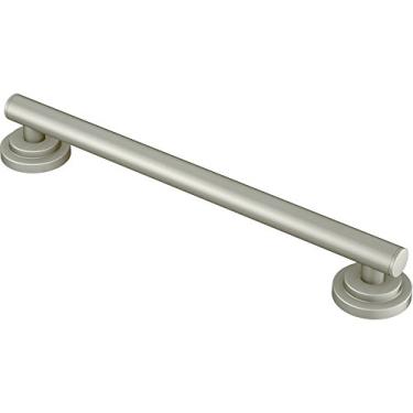 Imagem de Moen YG0718 18" Grab Bar from the Iso Collection, Brushed Nickel