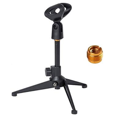 Imagem de Suporte universal para microfone Bearstar para mesa e mesa dobrável ajustável, Small Desktop Microphone Stand