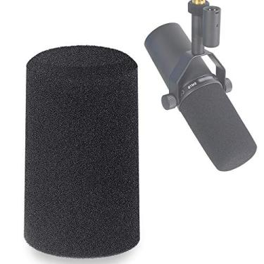 Imagem de Para-brisas SM7B – Capa de espuma de filtro de microfone personalizada para microfone Shure SM7B para bloquear plosivas da YOUSHARES