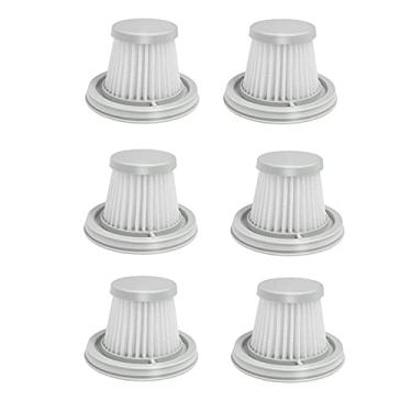 Imagem de Elemento de filtro de substituição 2/4/6 peças adequado para mini aspirador de pó portátil para carro Xiaomi Mijia (6 peças)