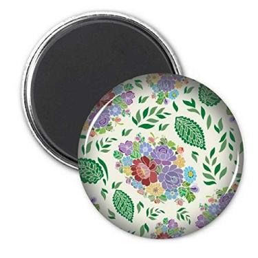 Imagem de Adesivo de decoração de ímã de geladeira com estampa de flores estilo chinês japonês
