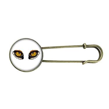 Imagem de Desenho Animado Animal Fox Eye Decoração Retro Metal Broche Broche Clipe Joias