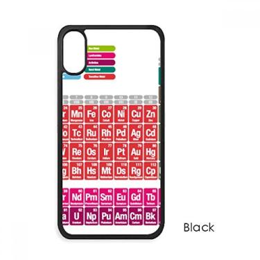 Imagem de Linda capa para iPhone Xs com estampa de química e cor succinct