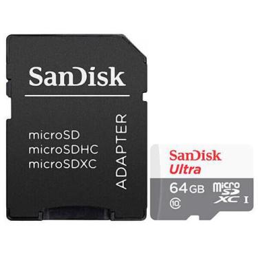 Imagem de Cartão Sandisk 64Gb/100Mbs Ultra Microsdxc Uhs-I