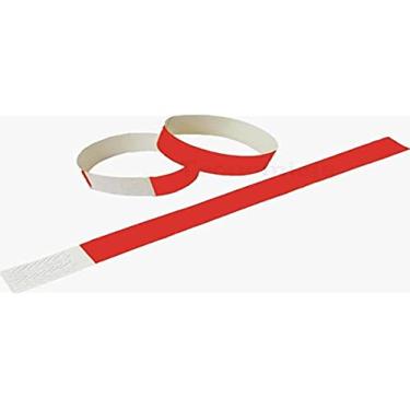 Imagem de Pulseira Identificacao Laser Pro Vermelha Pct Com 50-97193