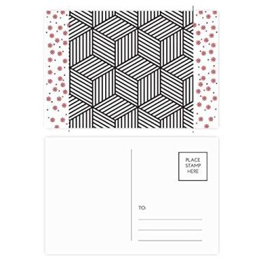 Imagem de Simple Line Art Grain Ilustration Pattern Christmas Christmas Flower Celebration Cartão Postal Blessing Mailing Card