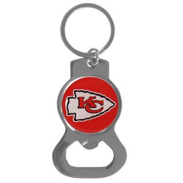 Imagem de NFL Siskiyou Sports Fan Shop Kansas City Chiefs abridor de garrafas chaveiro tamanho único cor do time