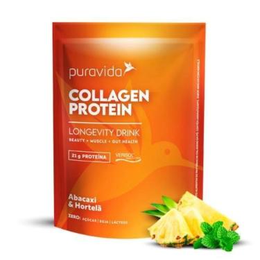 Imagem de Collagen Protein (450g) c/ Hortelã - Pura Vida-Unissex