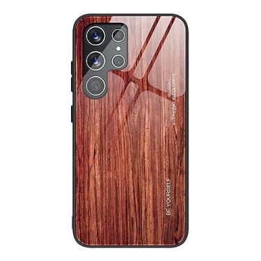 Imagem de HAZARA Capa fina para Samsung Galaxy S23 Ultra /S23FE/S23 Plus/S23, capa de vidro temperado, à prova d'água e anti-impressões digitais, C, S23 Plus