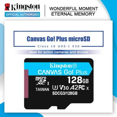 Imagem de Kingston canvas ir! Além de 64GB Class10 Cartão microSD De 128GB Cartão de Memória TF Cartão de