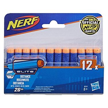 Imagem de Refil Nerf Elite 12 Dardos Nerf Azul/laranja