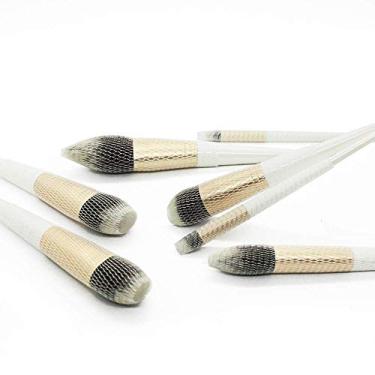 Imagem de SmiLife Capas de pincel de maquiagem para viagens, protetor de pincel de maquiagem para pincéis cosméticos, capas de malha expansível para pincéis, 60 peças