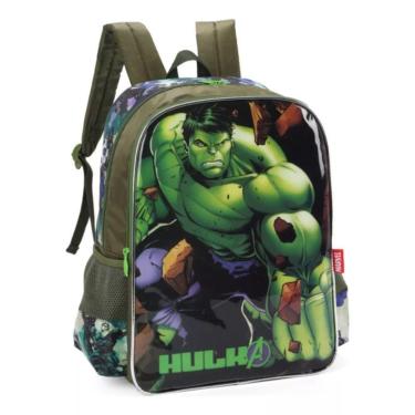 Imagem de Mochila Escolar Hulk Marvel Avengers IS39581AG-VD - Luxcel