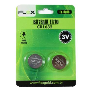 Imagem de Bateria Lítio 3V Cr1632 - Cartela 2 Unidades - Fx-Cr08 - Flex