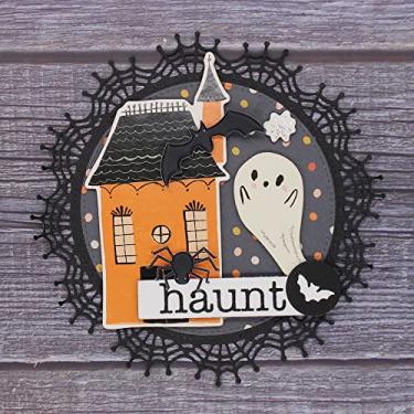 Imagem de KSCRAFT Spiderweb Doily matrizes de corte de metal estênceis para scrapbook DIY gravação decorativa cartão de papel DIY