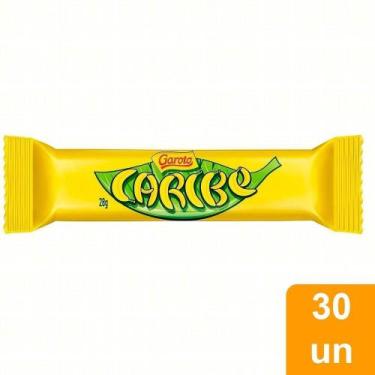 Imagem de Chocolate Garoto Caribe Com Banana 28G Embalagem Com 30 Unidades