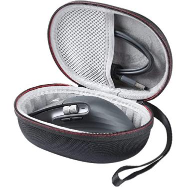 Imagem de AONKE Capa de viagem rígida de substituição para Logitech G502 Hero / G305 / G PRO X/MX Master 3S 2S 3 /MX Anywhere 3S 2S 3 2 / M510 / M720 Mouse de computador sem fio e mais (cinza interno)