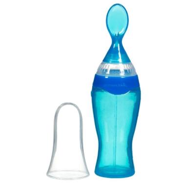 Imagem de Munchkin 4 Ounce Easy Squeezy Spoon - Blue by Munchkin