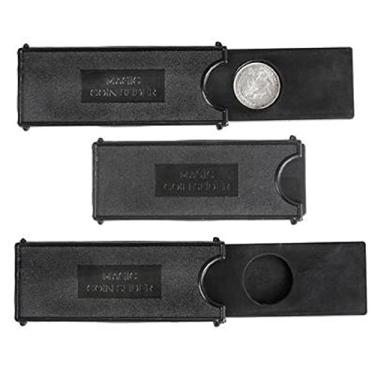 Imagem de Rhode Island Novelty 4 Inch Magic Coin Case Black 24 Pieces