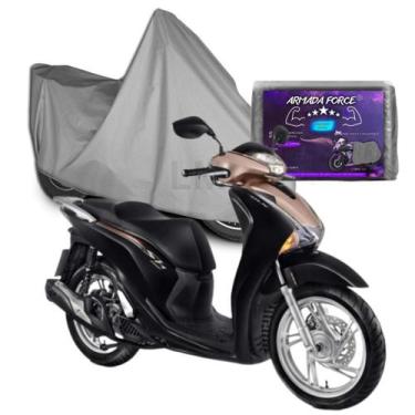 Imagem de Capa Cobrir Moto SH 150i  Forrada Impermeável com Elástico - Armada Fo