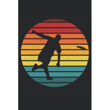 Imagem de Ultimate Frisbee Outdoor Spieler: Notizbuch 120 Seiten liniertes Papier Handliches Format (15,24 × 22,86 cm entspricht ungefähr DIN A5)