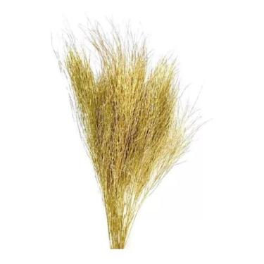 Imagem de Aspargo Folhagem Desidratado Dourado Decoração Arranjo Lar - FLORA FUL