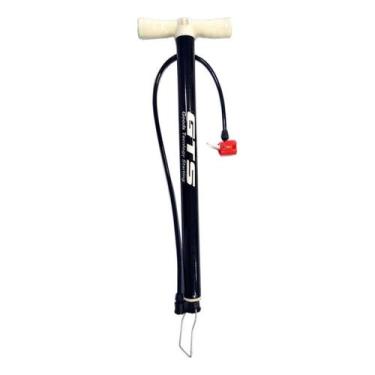 Imagem de Bomba De Ar Manual Encher Pneus Carro Moto Bicicleta 120psi - GTS