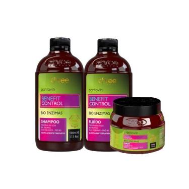 Imagem de Kit Pantovin Reconstrução Benefit Control 500g