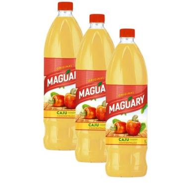 Imagem de Kit 3 Suco Concentrado De Caju Maguary 1 Litro