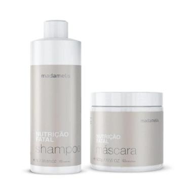 Imagem de Kit nutrição fatal shampoo 1l e máscara 500g - MADAMELIS