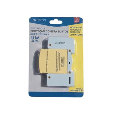 Imagem de Dispositivo Protetor Surto Dps Slim Int Bivolt 45Ka Exatron