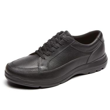 Imagem de Rockport Sapato Oxford masculino com cadarço na ponta da junção, Preto, 42
