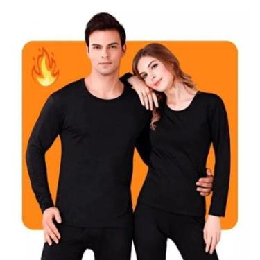 Imagem de Segunda Pele Masculino Térmico Pijama Camisa Longa+calça Ceroula-Masculino