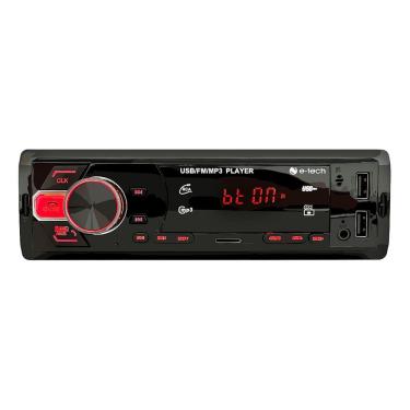 Imagem de Som automotivo Radio FM mp3 SD 2 entrada USB Aparelho Auto Radio 