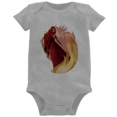 Imagem de Body Bebê Melisandre Art - Foca na Moda, Cinza, M
