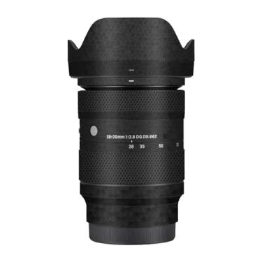 Imagem de Camerea Adesivo antiarranhões para lente Sigma 28-70 mm F2.8 DG DN Apto para Sony E Mount Camerea Coat película protetora de vinil película protetora decalques capa 1:2,8 28-70 2,8 (preto favo de mel)