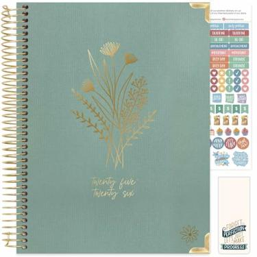 Imagem de bloom daily planners HARDCOVER Planner 2025-2026 (21,6 cm x 28 cm) Ano Acadêmico (julho de 2025 a julho de 2026) - Organizador de objetivos de tarefas - Livro de agenda inspiradora mensal e semanal