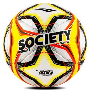 Imagem de Bola De Futebol Grama Sintética Society SE7E PRO KO Penalty Original, 