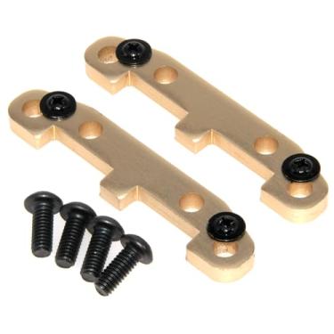 Imagem de LJXSZ Peça compatível com JLB Racing Cheetah 1/10 sem escovas Rc suporte de braço de atualização de carro Swing EA1005 acessório de liga de alumínio (amarelo)