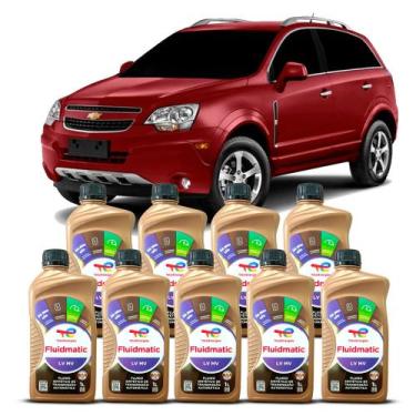 Imagem de Kit Troca Oleo Cambio Automatico Fluidmatic LV MV ATF Dexron 6 Captiva