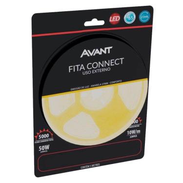 Imagem de Fita Led Avant Connect Externo IP65 Amarela 2,7k 10W/M 5m 220V
