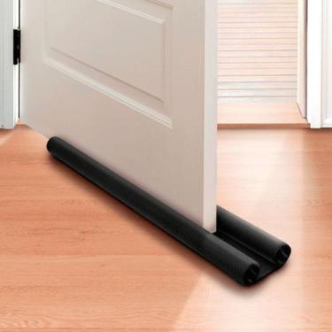 Imagem de Protetor De Porta Veda Porta 80cm Impermeavel Preto - Capas São Miguel