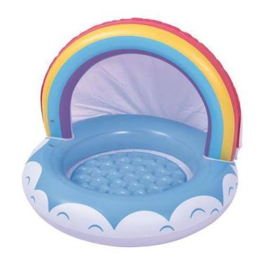 Imagem de Piscina Inflável Infantil Jilong Arco Iris 40 Litros