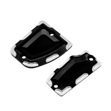 Imagem de REWOLFNUS Tampas de cilindro mestre tampa do reservatório de fluido de freio dianteiro e traseiro para escoteiro indiano/escoteiro Sixty Bobber 2016-2023 (dianteiro e traseiro)