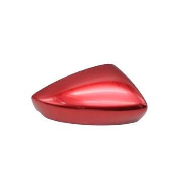 Imagem de Tampa do espelho retrovisor externo do carro tampa lateral da porta da asa tampa da casa compatível com Mazda CX-30 CX30 2020 2021(Red right side)