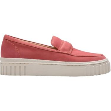Imagem de Clarks Mocassim feminino Mayhill Cove, Nobuck coral, 39
